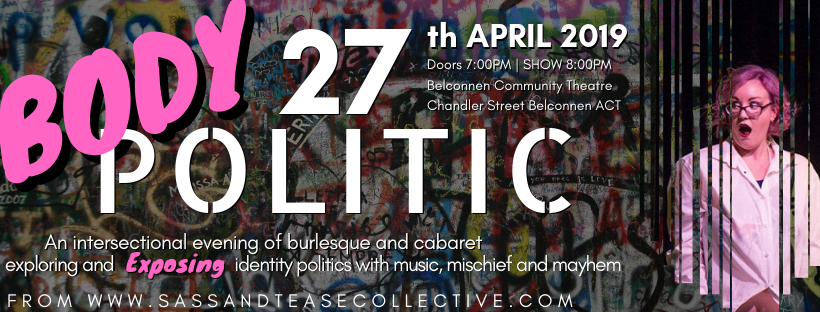 SassandTease's tweet photo. Baring all for Body POLITIC is Kitty White! And this time she's really bringing something #extra. Want to know what it is?  You'll have to come and find out!  #whatsoncanberra #canberra
https://t.co/vaDxYKa1N5 https://t.co/ENQP9fYz1j