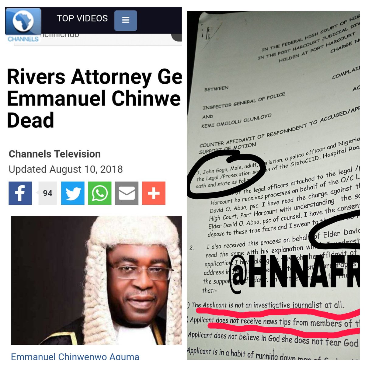 drkemiofnigeria's tweet photo. @homerac77 @BukkyShonibare @DanBorno @PoliceNG I cursed him with death because he suffered me, said I wasn't a Journalist and he later DIED! #KemiOlunloyo #ProphetKOO https://t.co/c1PbpHgcWx