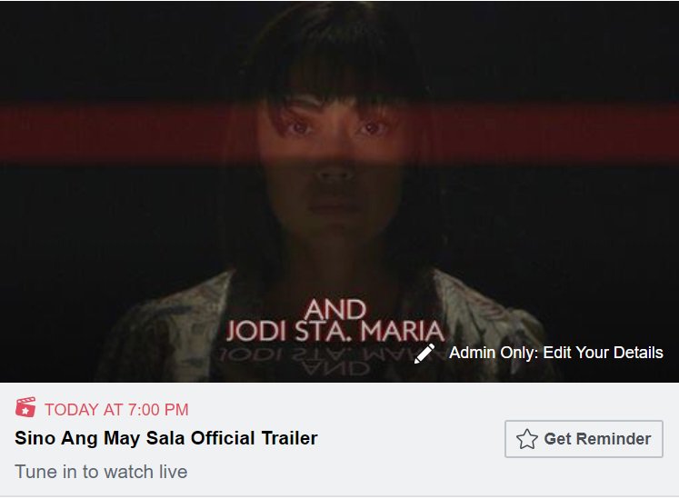Kapag mulat ka na sa katotohanan, hanggang kailan ka magbubulag-bulagan? #SinoAngMaySalaOfficialTrailer starring <a href="/JodiStaMaria/">Jodi Sta.Maria</a> premieres today on ABS-CBN's Facebook page at 7 PM!  facebook.com/ABSCBNnetwork/…