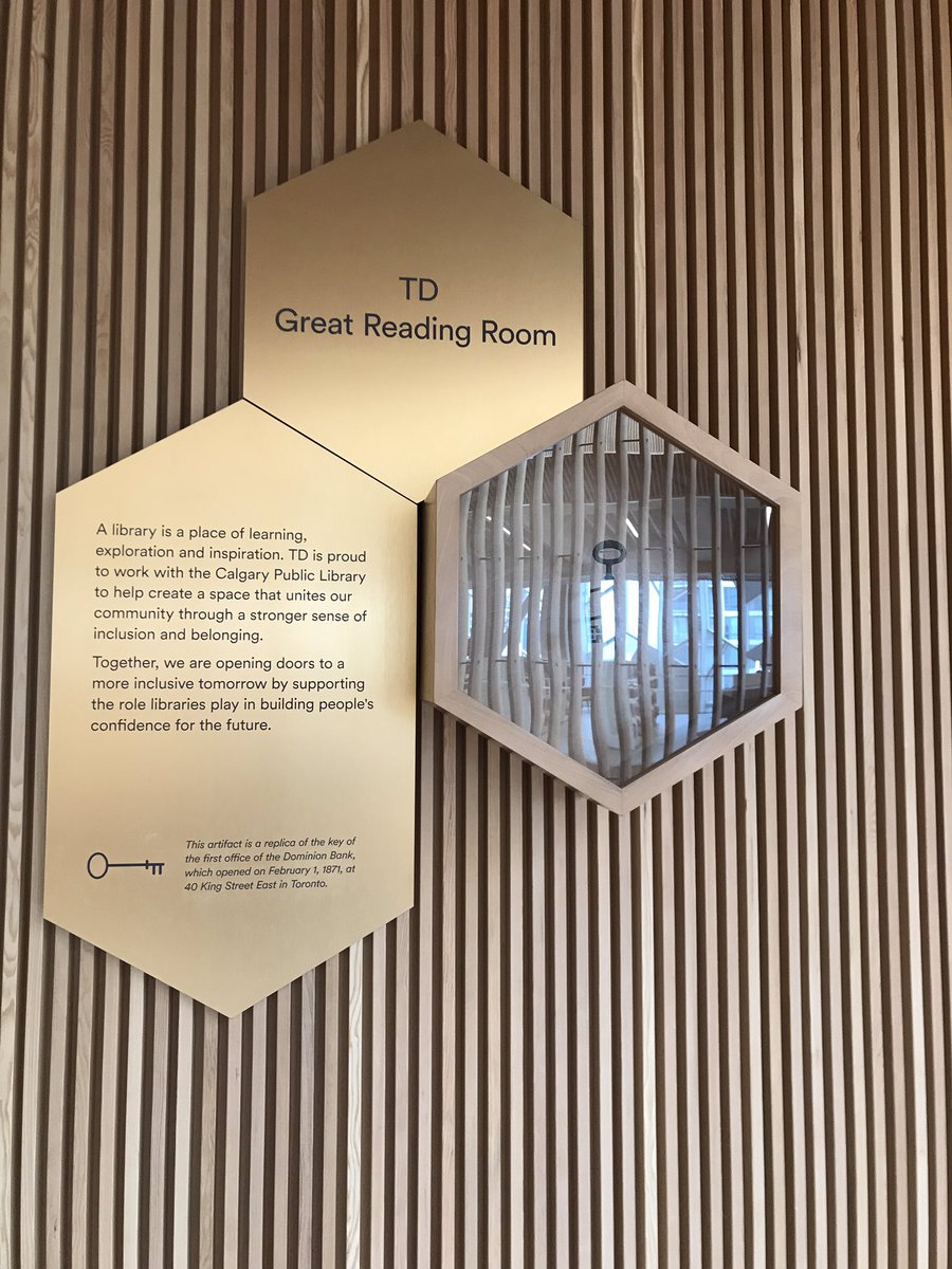 missusem's tweet photo. Education is the new buffalo. What an amazing building! Thank you #calgarypubliclibrary for making this space ours. #architecturalspaces #space #building #calgarynow #home https://t.co/GNIA09aboJ