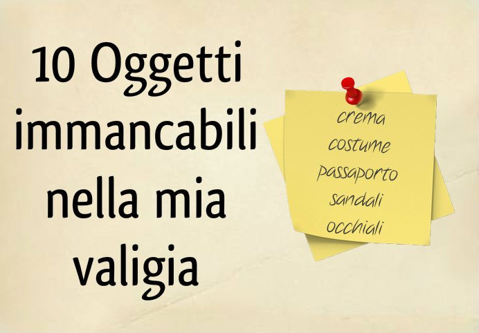 Di ritorno da una settimana di vacanza nella mia #Toscana, oggi vi racconto cosa metto nella mia valigia!! Ecco i miei 10 must have!! 😜
#travel #wanderlust #globetrotter 
blog.zingarate.com/crescereviaggi…
