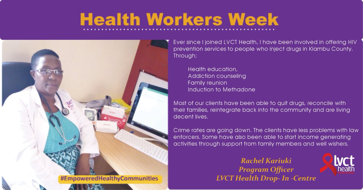 #healthworkersweek @one2oneKE @KiambuCountyGov @karryjay