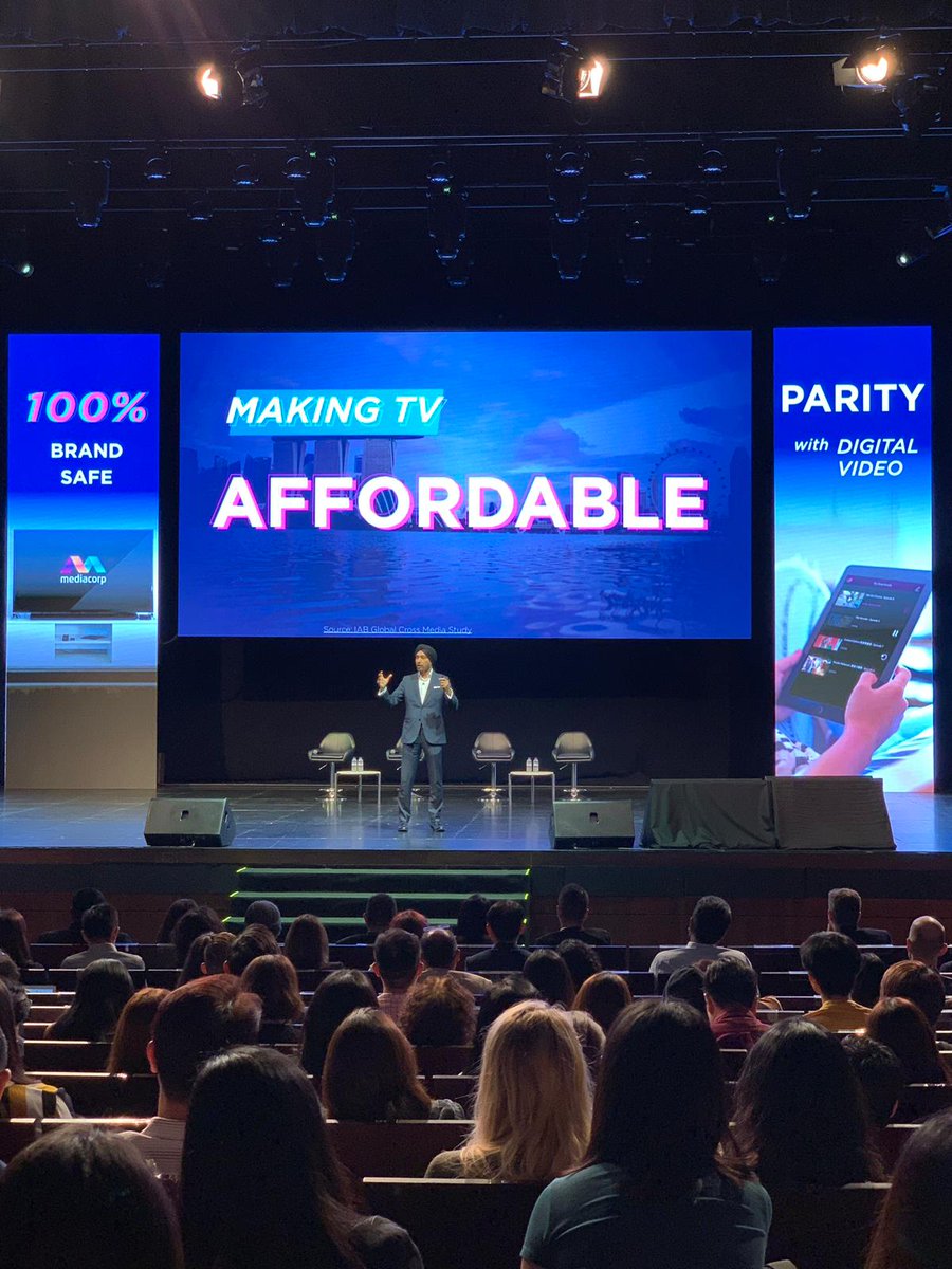 Mediacorp tweet media