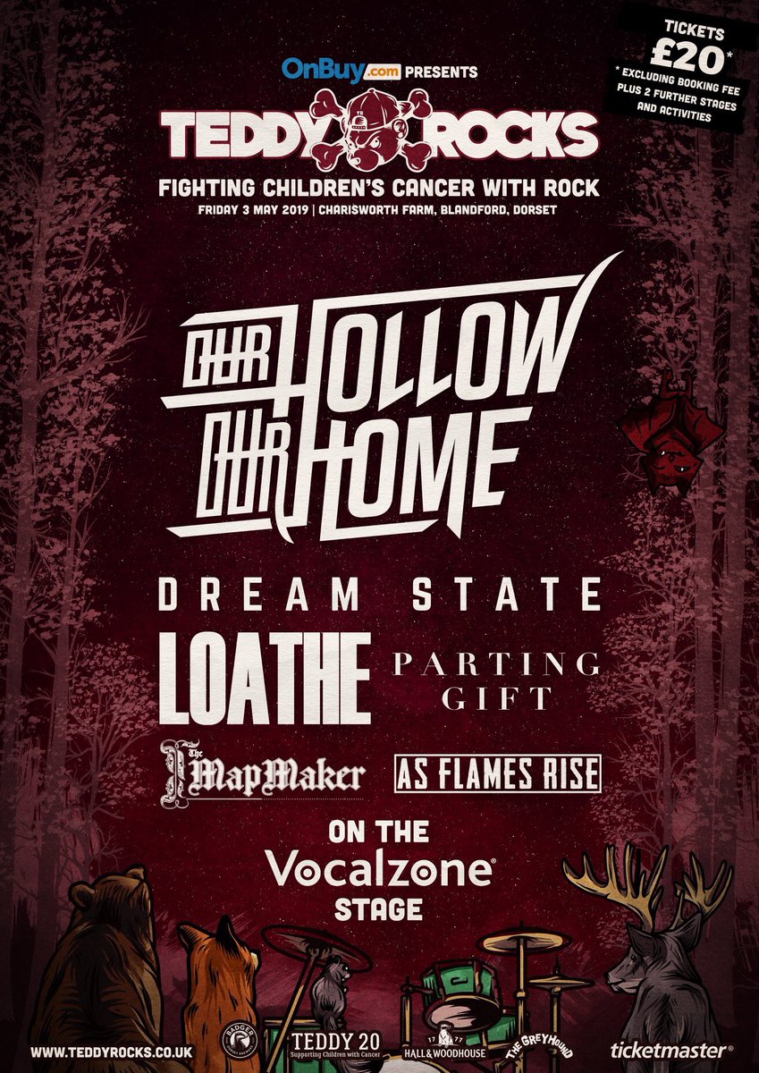 TeddyRocksFest's tweet image. Who's ready for the heavy?

Friday night on the @VocalzoneHQ stage!

@OHOHofficialuk • @DreamStateUK • @loatheasone • @partinggiftband • @ithemapmaker • @AsFlamesRise_UK 

🚗🚌🚉 bit.ly/TRFtravel

⏰ Arena opens at 5pm on Friday

🎟️ teddyrocks.co.uk/tickets
#TRF19