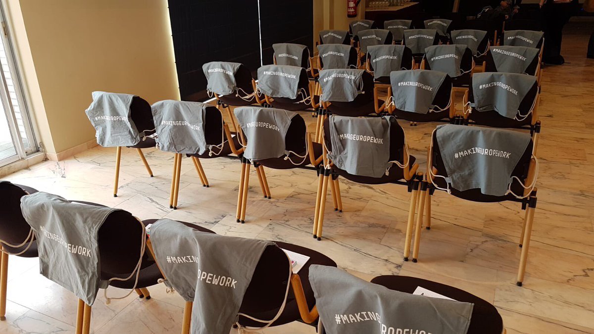 stipendium_hbs's tweet photo. 60 Stpendiat*innen (30 von der @boeckler_de und 30 von der @FESonline @FES_Brussels @FES_EU) / 4 Tage / 1 Thema #makingeuropework https://t.co/kaNNBvrRgq