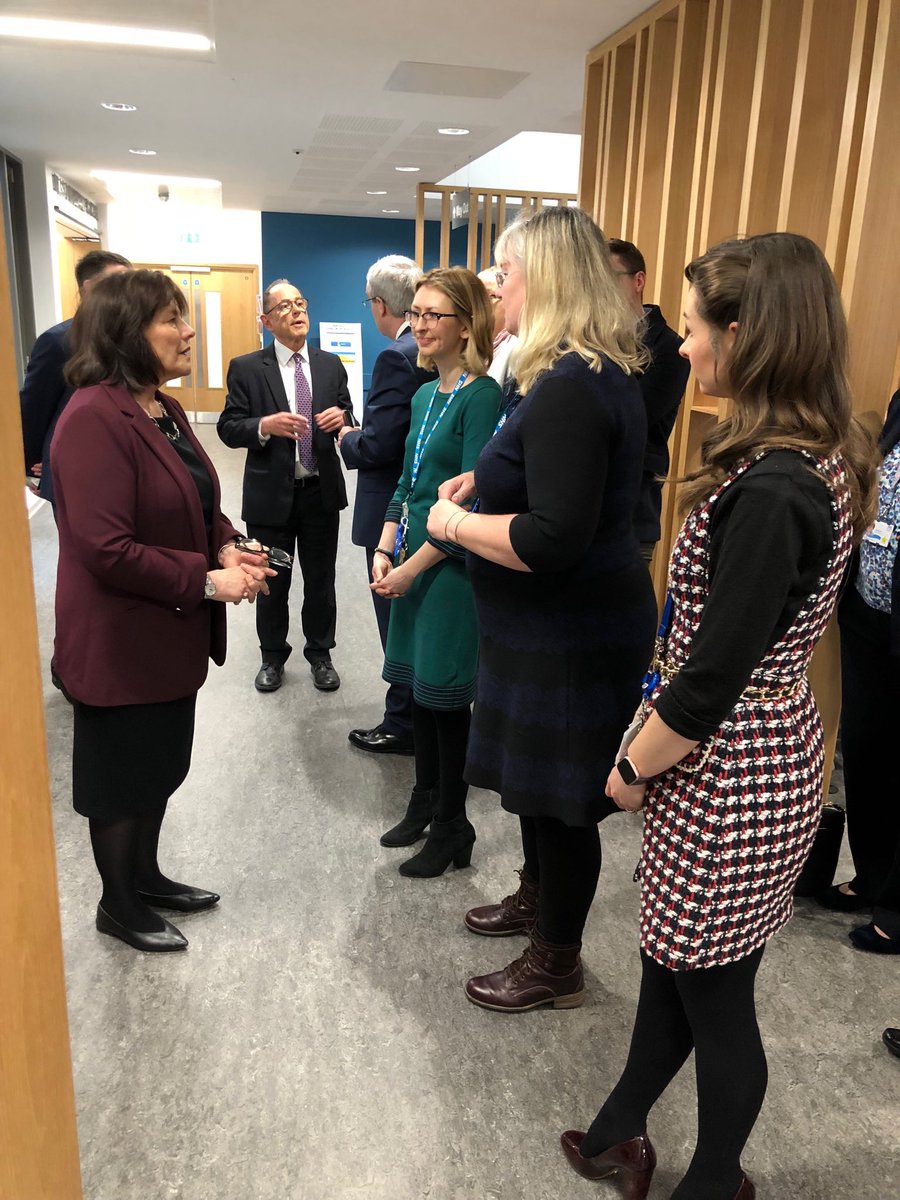 Cabinet Secretary for #Health &amp; Sport ⁦@JeaneF1MSP⁩ meets GPs and pharmacy staff at the official opening of the £17 million New #Gorbals Health &amp; Care Centre.