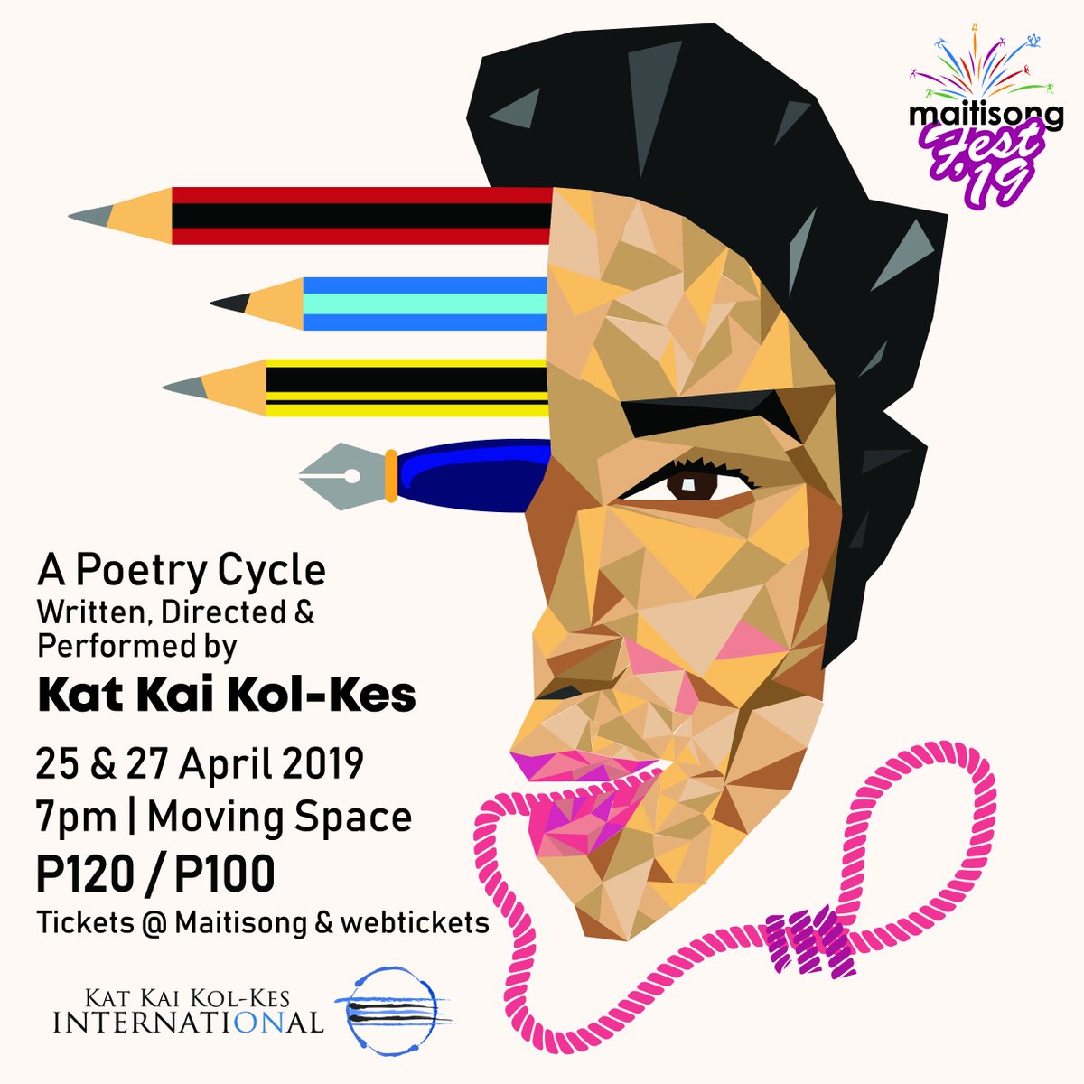 kkolkes's tweet photo. .@MaitisongBW THEATRE: We're in rehearsal mode as we prepare to deliver 2 performances of "My Tongue. My Noose." on 25 &amp; 27 Apr. at the 2019 Maitisong Festival. TICKETS are ready; get yours and be part of the African Premiere of this powerful work. #berekamosadi #ARTivist https://t.co/ol7jETIk3x