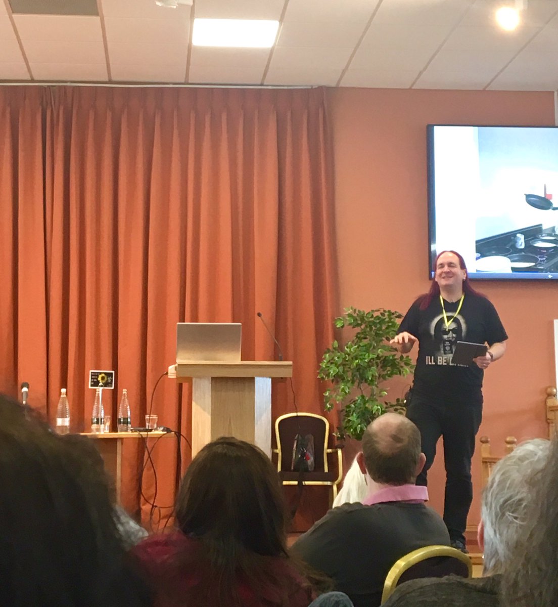 nonblondie37's tweet photo. Day 2 of #LifeJoy19 and Rev Robb Sutherland sharing stories of hope with heart, enthusiasm and a real passion for the people and place where he’s in ministry. #livegiving #gospelinaction https://t.co/qz4UbMNOUS