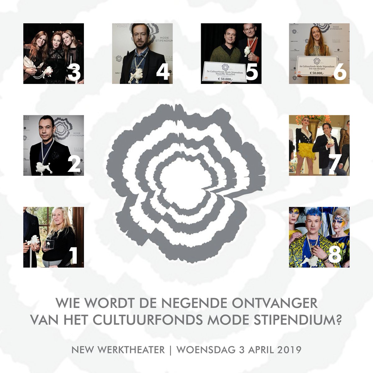 DutchFashionFnd's tweet photo. Wie wordt vanavond 9e ontvanger van @Cultuurfonds Mode Stipendium? Na @baskosters, #ronaldvanderkamp, #irisvanherpen, @youasmemeasyou, @JANTAMINIAU, @Spijkers2, #FranciscovanBenthum en @iljacouture. 
 
#modestipendium https://t.co/uALlWB0Dgg
