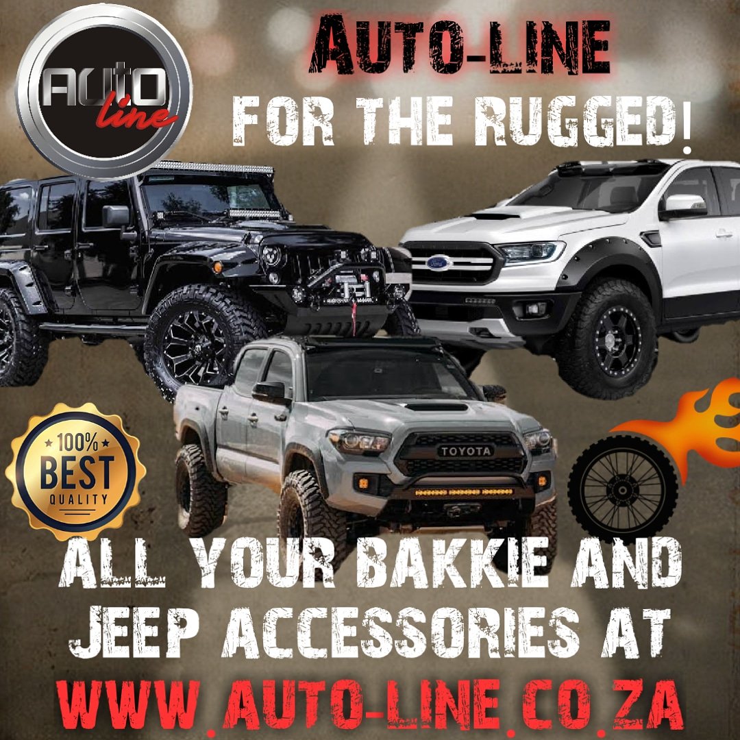 AutoLineZA's tweet image. We offer the best quality in accessories for your bakkie or Jeep , contact us today with your order and let us assist you. 
Be sure to visit our website.
www Auto-line.co.za
We are based in Pretoria North , 239 General Beyers street. 
Cell - 079 522 7905
#Jeep #Ranger