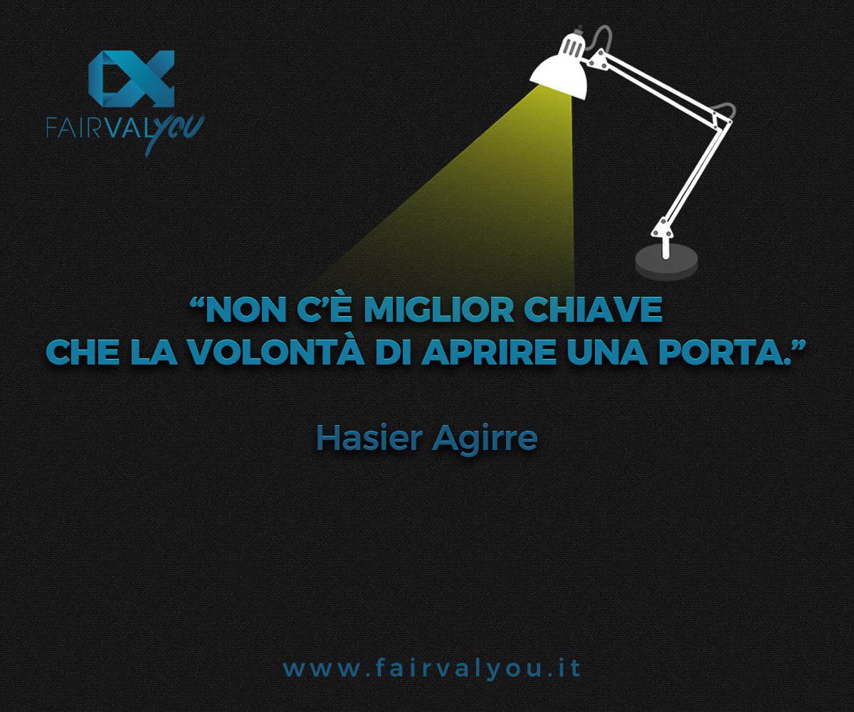 "Non c'è miglior chiave che la volontà di aprire una porta"
- Aguirre -
#3aprile
