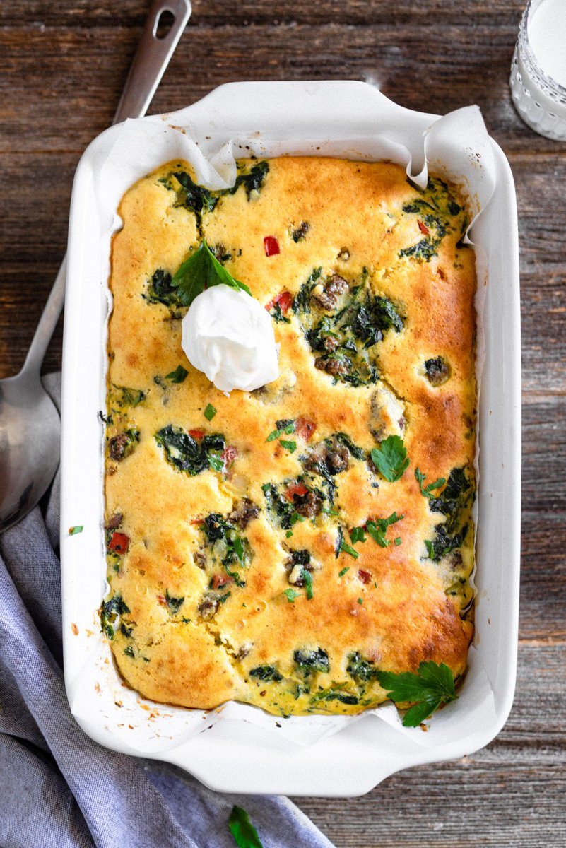 AppleofMyEye7's tweet photo. Healthier Cornbread Breakfast Bake https://t.co/BMaFXRwuHC https://t.co/ZQjCUhCO4z