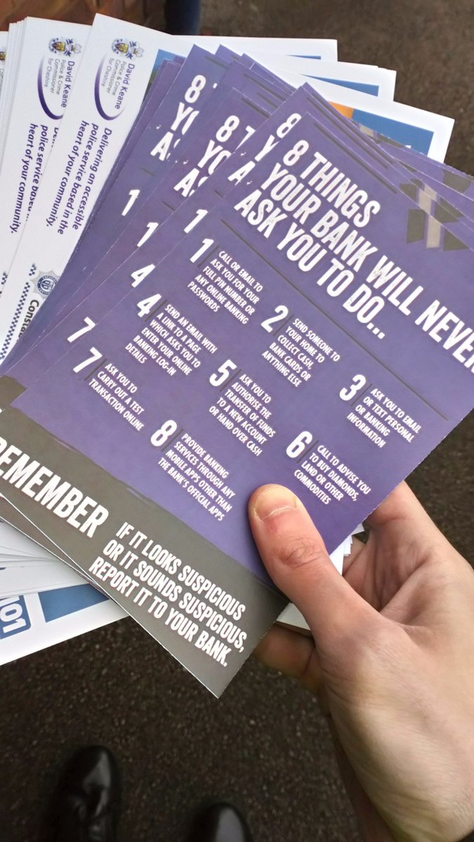 WslowWestChoPol's tweet image. PCSO Morris carried out a leaflet drop in the ward this morning with useful #fraud prevention advice and police contact details @CheshirePolice #SupportingYourCommunity