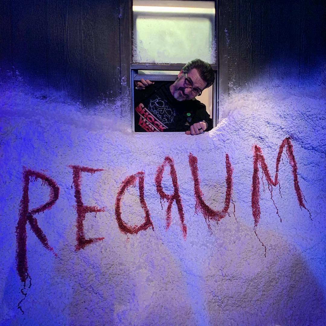_RyanTurek's tweet photo. Got into some shenanigans at the @ILikeScaryMovie experience tonight! https://t.co/9YYlUBMx3Y