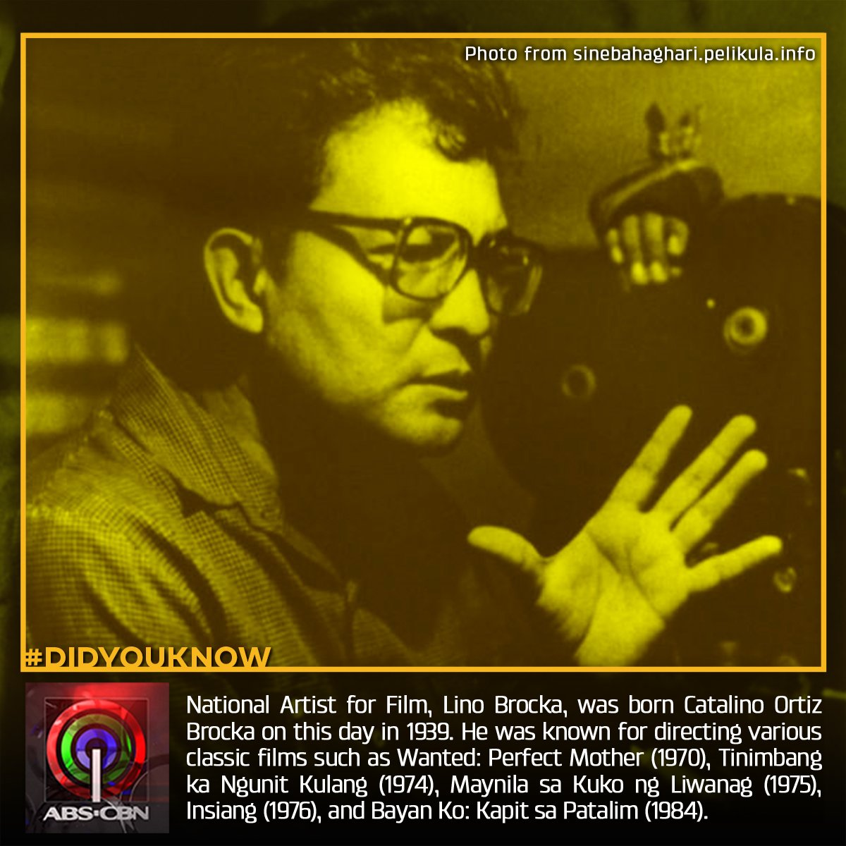 Happy birthday to National Artist for Film Lino Brocka!

What\s your favorite film of his? 