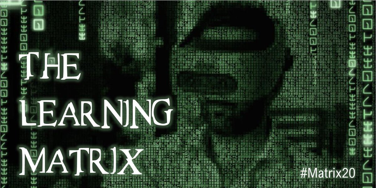 steve_bambury's tweet photo. The Learning Matrix:: exploring how the themes of the movie reflect in the modern world of #VR Education. 
Read it here: https://t.co/MV8rVchTqF
#Matrix20 #ARVRinEDU #HTCVive https://t.co/kvFkHa6lHQ