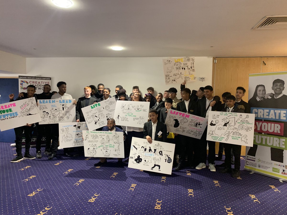 #CREATEexcellenceTOGETHER  the power of collaboration...<a href="/WestBromwichWMP/">West Bromwich Town Police</a>  @CAcademies <a href="/SHAPESandwell/">SHAPE Sandwell</a>  <a href="/RealActionUK/">Craig Pinkney</a> <a href="/Aviard_Inspires/">AVIARD INSPIRES</a> SANDWELL are you listening to <a href="/SandwellSchool/">Sandwell Community School</a>  ..here are your future leaders who are pushing for change #RAISEtheBAR #EVERY1canCREATE #SCS2SHINE