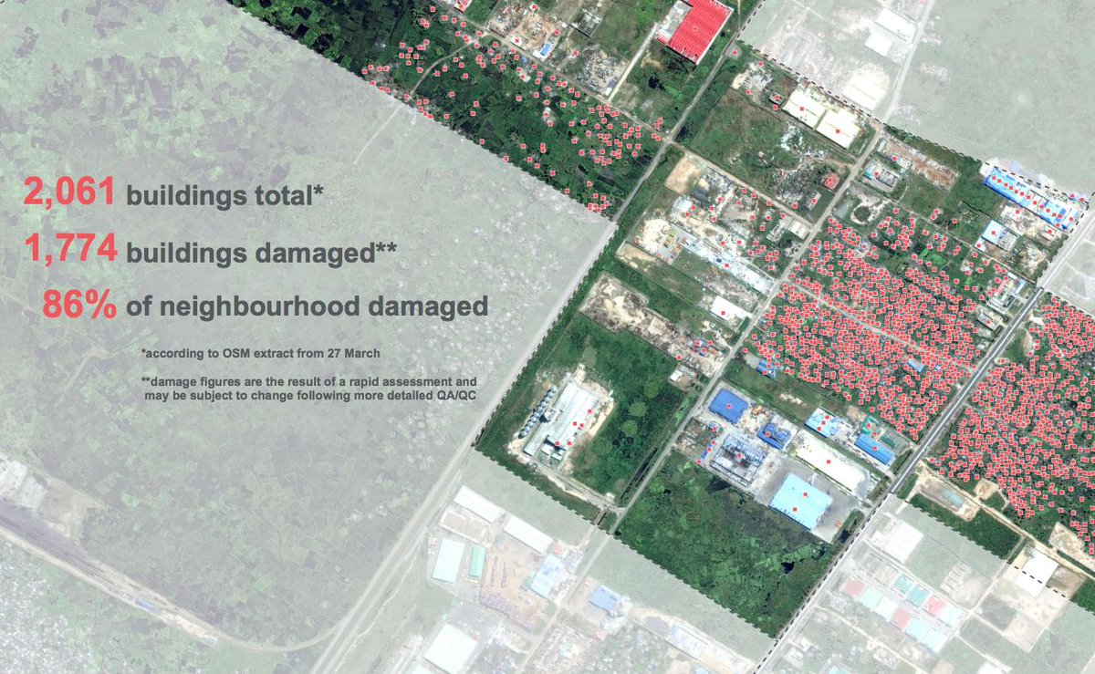 REACH_info's tweet photo. Two neighbourhood damage assessments from #Beira #Mozambique released today:
#Matacuane ► https://t.co/pAJ9wa5Gq3
50% of the neighbourhood damaged
#Vaz ► https://t.co/pgRgb65ppH
86% of the neighbourhood damaged
#CycloneIdai #IdaiUpdates #Idai #IdaiCyclone https://t.co/6Ul8iJjFat
