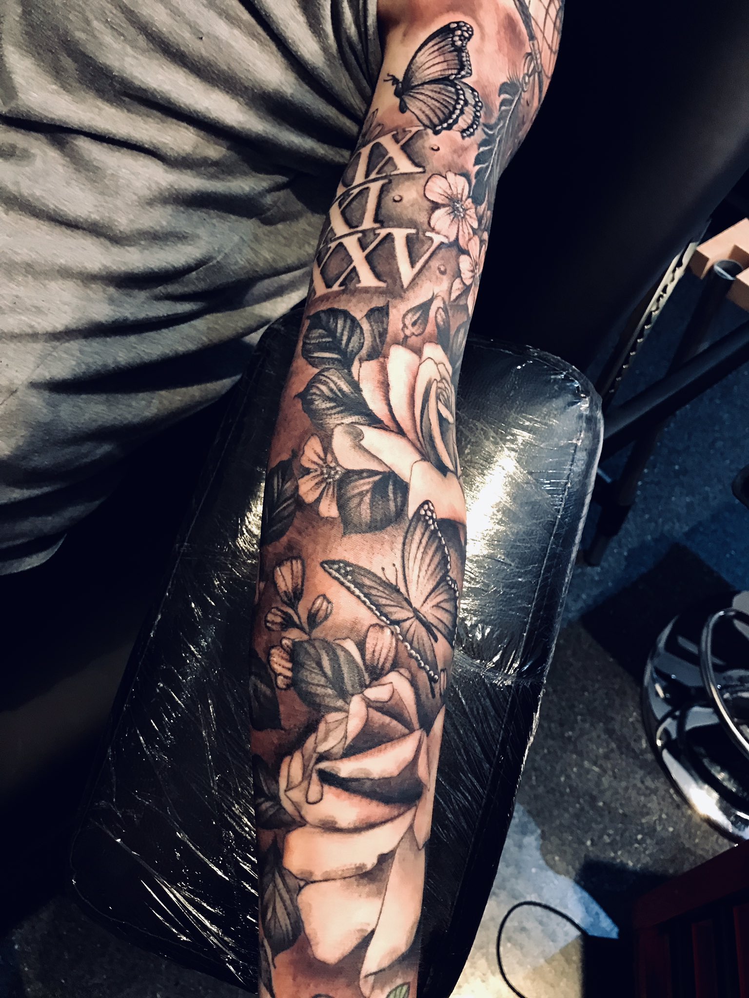 Flowers  Butterflies Sleeve  Best Tattoo Ideas For Men  Women