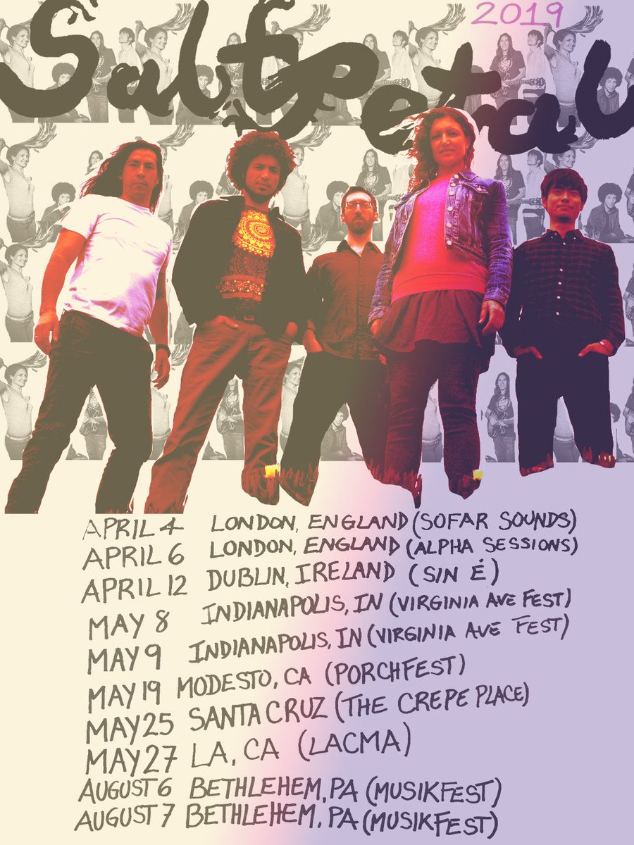 Salt_Petal's tweet photo. We’re going on tour! Salt Petal will be heading out this week for  the start of our international and domestic tour. Our first stop -  London! Followed by dates in Dublin! This our first time playing the UK  and the lovely Emerald Isle. https://t.co/qwQ98ZquH5