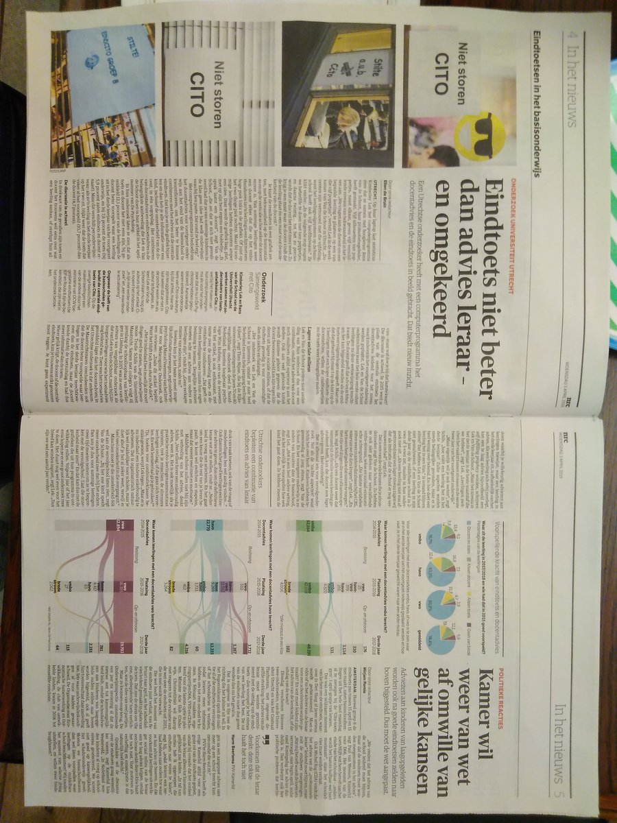 Super trots op Kimberley Lek met de enorme complimenten over haar onderzoek over combineren centrale eindtoets met docentoordeel

#citotoets #school
<a href="/UniUtrecht/">Utrecht University</a> @FSW_UU <a href="/PsychologenNIP/">Nederlands Instituut van Psychologen (NIP)</a> <a href="/RedactieDP/">Redactie tijdschrift De Psycholoog</a> <a href="/Cito/">Cito</a>