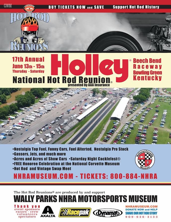 GasserWarsMag's tweet photo. 17th Annual Holley National Hot Rod Reunion is June 13-15, 2019 at @RaceBeechBend #HotRods #Cracklefest #DragRacing @NHRA_Museum https://t.co/TKZdZQQ6Im #HotRodReunion https://t.co/5tFKztzMvZ