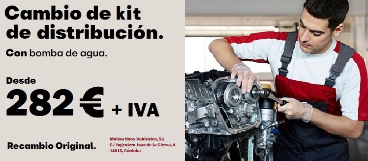 molinahnos's tweet photo. Para evitar sustos, revisa frecuentemente el estado de tu coche. Y recuerda, comprueba y cambia si es necesario el estado de la correa. Una avería en la distribución, siempre será más cara.
Es hora de aprovechar nuestra oferta que viene con bomba de agua.
https://t.co/CpnS1gml7r https://t.co/83PAB9u2rH