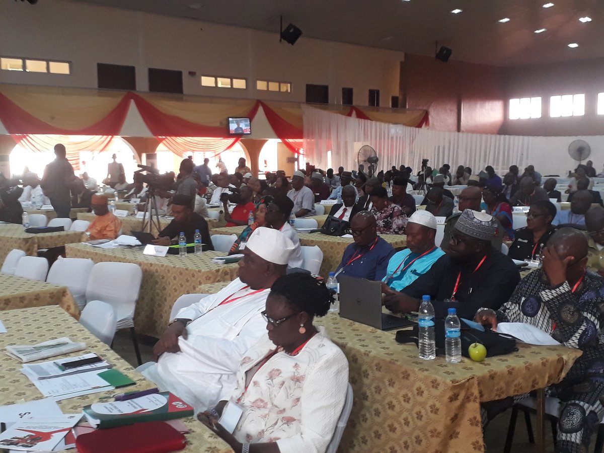 Happening Now: Closing Ceremony of 5th National Council of AIDS. DG NACA thanked Oyo state Goverment for hosting the event and thanked all delegates for attending the 3 days meeting.