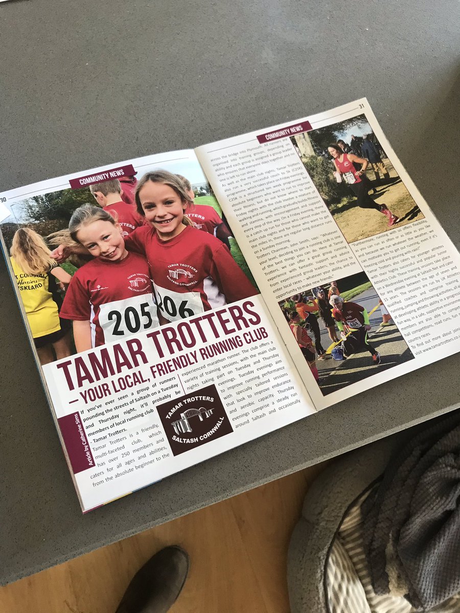 Great article in the <a href="/LoveSaltash/">Love Saltash</a> magazine about our wonderful club <a href="/tamartrotters/">TamarTrotters</a>.