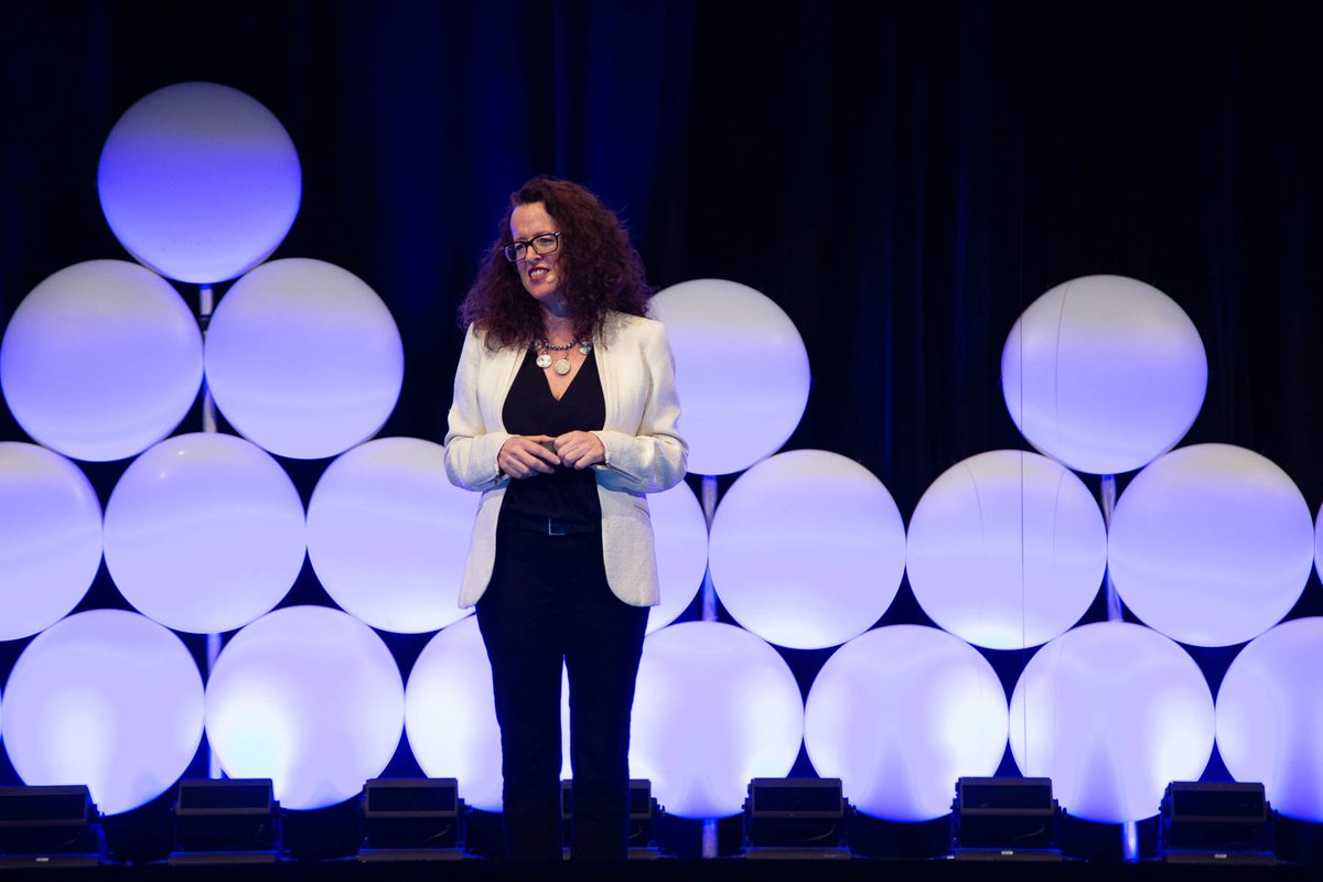 HP_Australia's tweet photo. What is our (human) place in the future? Leading #AI expert and @ourANU professor @feraldata explains how technology changes our approach to creativity at #HPEvolution2019. https://t.co/XjRRd4SBkB
