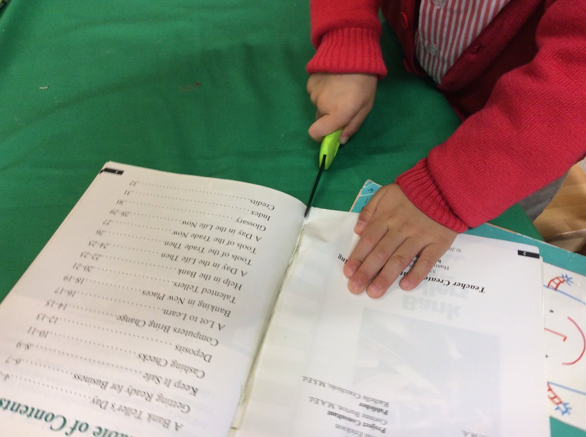 SuzanneMcClusk1's tweet photo. Going beyond that the only material in a book is paper. Today Reception B looked at the parts and purpose of different types of books using different tools to suit the purpose. There is always more to see than forst meets the eye #cdnisls #projectinnovate #exploration #discovery https://t.co/yW6BQFf7R7