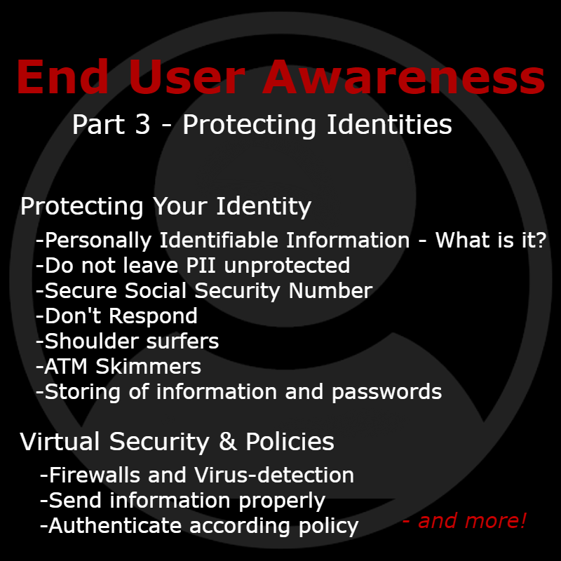X9Security's tweet photo. So you think you're safe? Think again. 
Double check your awareness and read about End User Awareness 3 - Protecting Identities
https://t.co/EzwST42g2g

#cybersecurity #cyber #programming #coding #pentesting #security #enduserawareness #endusersecurity #vulnerabilities #PII https://t.co/qDgPv3g9sP