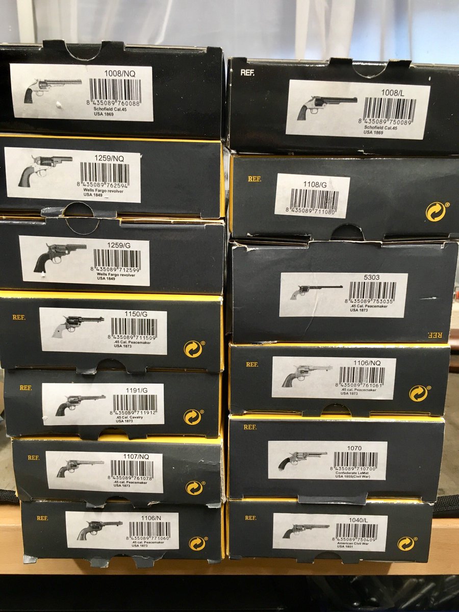 PlymouthGuns's tweet photo. Non-Firing Denix replicas finally Back in stock.... from £49.95 #western #cowboy #denix #replica https://t.co/xoM58yNDEu
