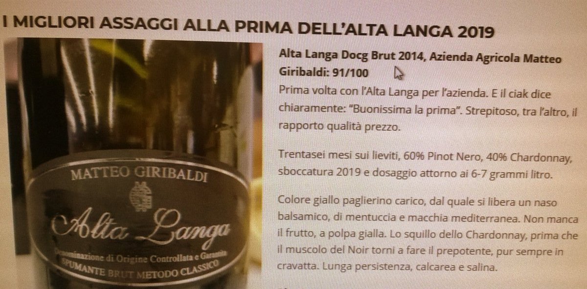 #giribaldi #altalanga The best #Altalanga ! Thank you <a href="/wine_mag/">Winemag.it</a> #bollicineitaliani #winelovers #winegeek @cantinesocial #winepress #lovewine #enolovers See you at Vinitaly !