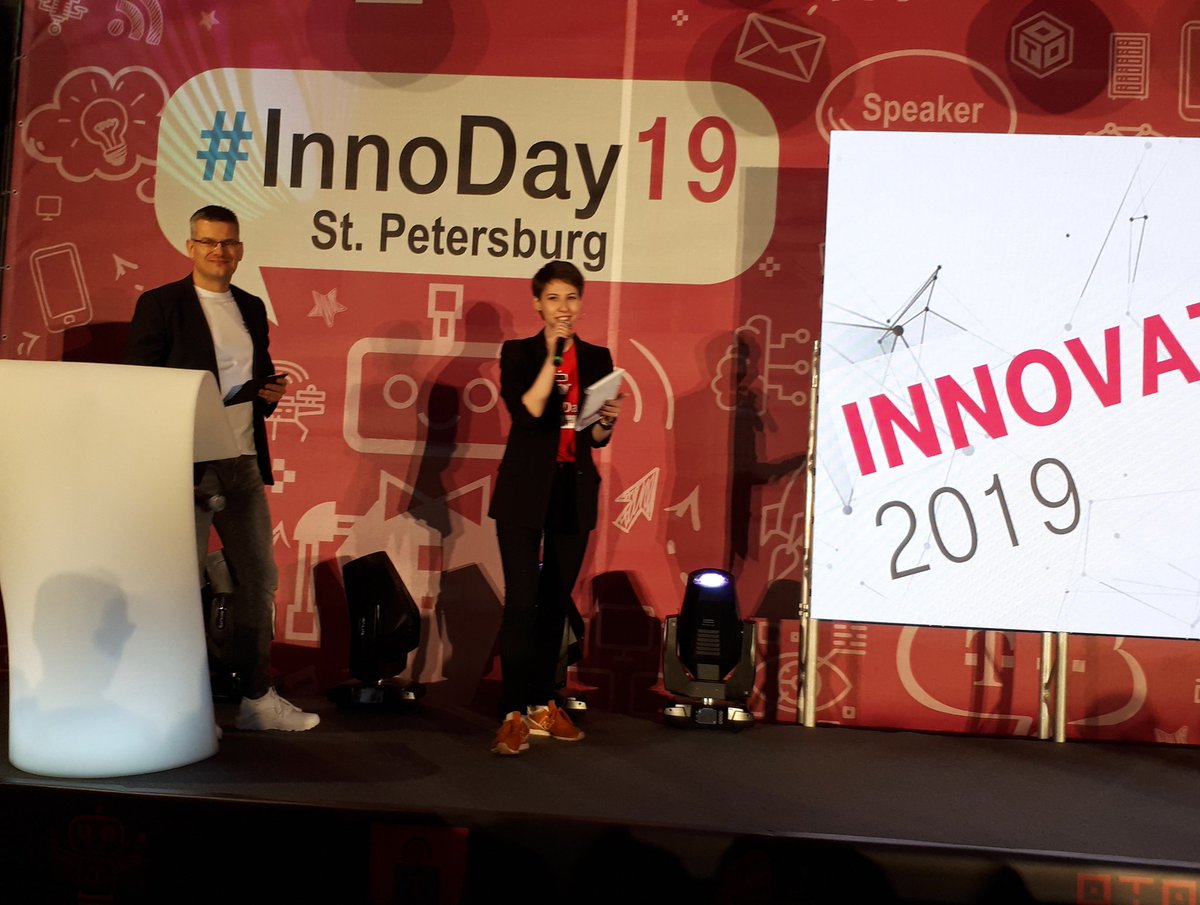 tsystemsrus2019's tweet photo. Opening ceremony #innoday19 #telekomwall https://t.co/1pfvWGp2FH
