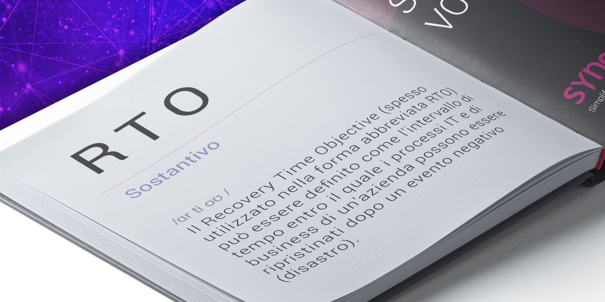 SynetoIT's tweet photo. #VocabolarioSyneto: Cos’è il #RTO? 💬 Il #RecoveryTimeObjective può essere definito come l’intervallo di tempo entro il quale i processi IT e di business di un’azienda possono essere ripristinati dopo un evento negativo. Che tipo di RTO offre #Syneto?  👉 https://t.co/mwcOyipQ1m https://t.co/w3vlf2T8VJ