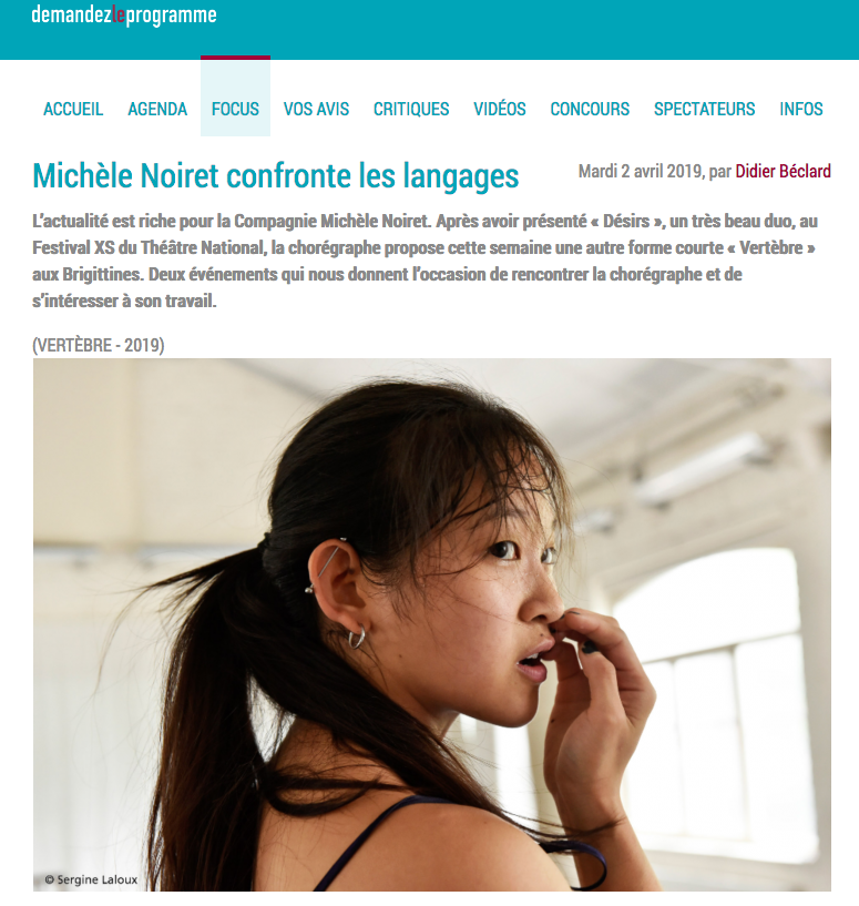 MicheleNoiret's tweet photo. « Michèle Noiret confronte les langages ». Interview de Michèle Noiret par @DidierBeclard dans Demandez le Programme. @DemandezleProg 
👉 Lire  l'article :  https://t.co/4UdazWQmeJ https://t.co/PIwUQlZva9