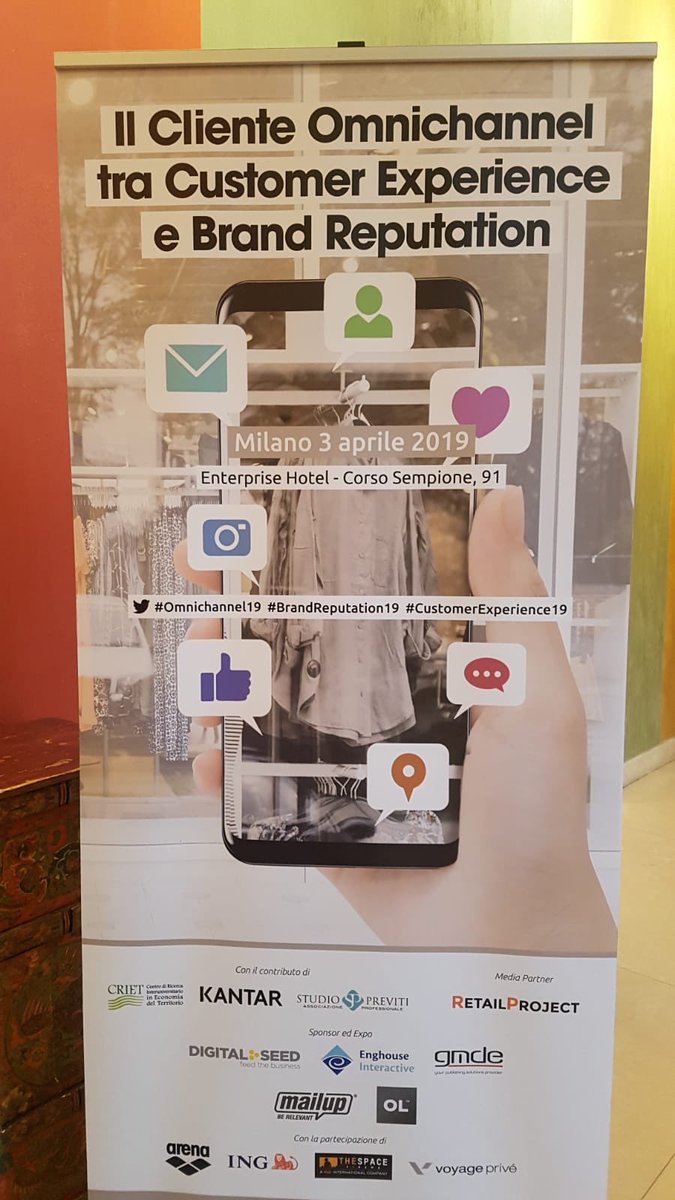 VoyagePriveIt's tweet photo. Oggi siamo a Milano per parlare di #CustomerExperience19 e #BrandReputation19 insieme a tanti brand interessanti e con tante storie da scoprire. Seguiteci 👍 https://t.co/bHUUztcGKb