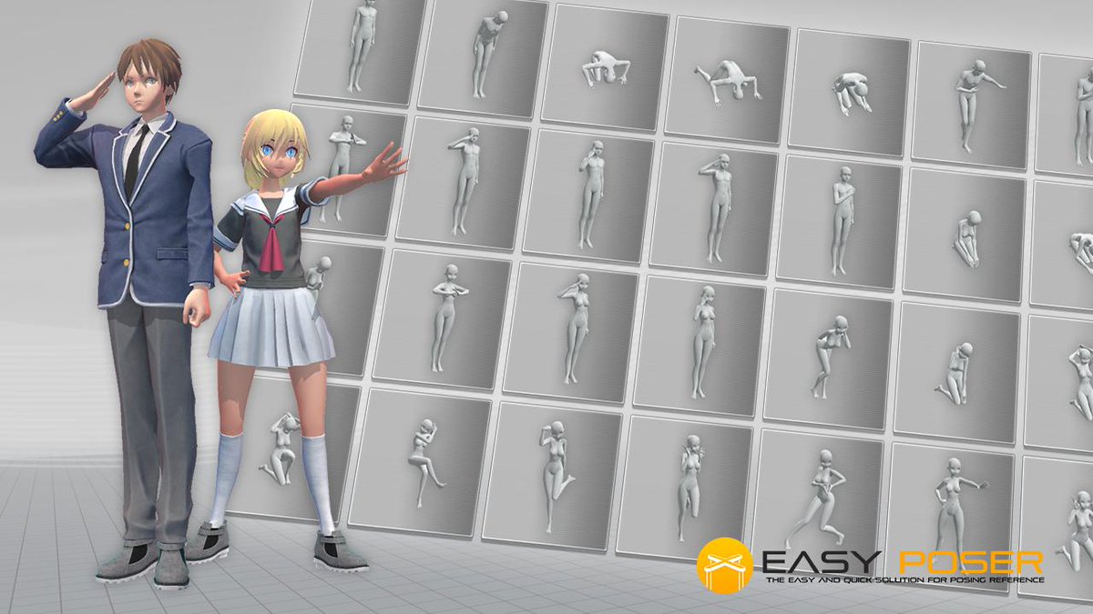 Easy Pose イージーポーザー Hello We Have Updated The Easy Poser 1 3 4 Android Ver We Plan To Update Ios Ver In A Few Days Added 30 Preset Poses Communication