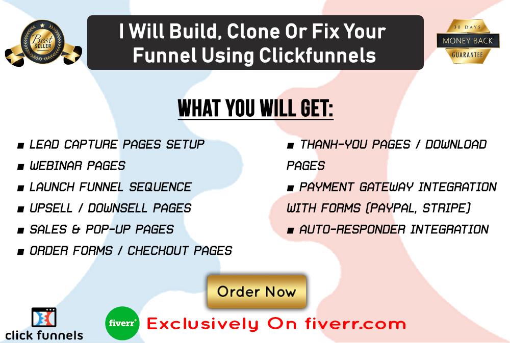 arionmaruf's tweet photo. I Will Build, Clone Or Fix Your Funnel Using @clickfunnels https://t.co/wuJV6wOpW9
#clickfunnels #salesfunnel #marketing #landingpages #salespages #webinars #funnelmarketing #funnelhack #upsell #freelancer #upwork #fiverr https://t.co/3TpYN98uVg