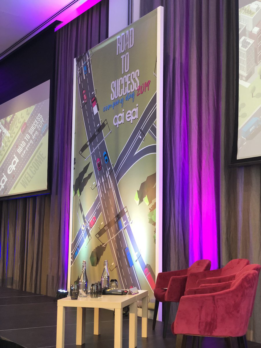 ConferencePart's tweet photo. The Stage is set and we are ready to kick off CPI & EPI 2019 Company Day! Road To Success #cpipeople #epipeople #cpiepicompanyday https://t.co/ljBp2sSaDE