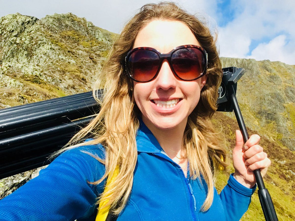 fmarleypaterson's tweet photo. Throwback to Sunday #filming for @ITVborder in the #sun on #Blencathra. #mountainreporter #myoffice #workinghard https://t.co/3NchF5T5ne