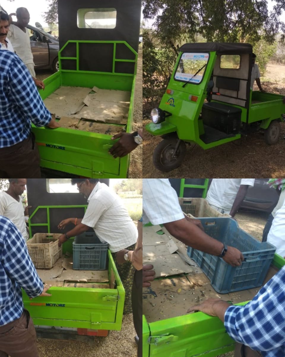 adaptmotors's tweet image. Carry your vegetables from farm to godown!!
#SweekarL #SupportEV #GoAdapt @adaptmotors