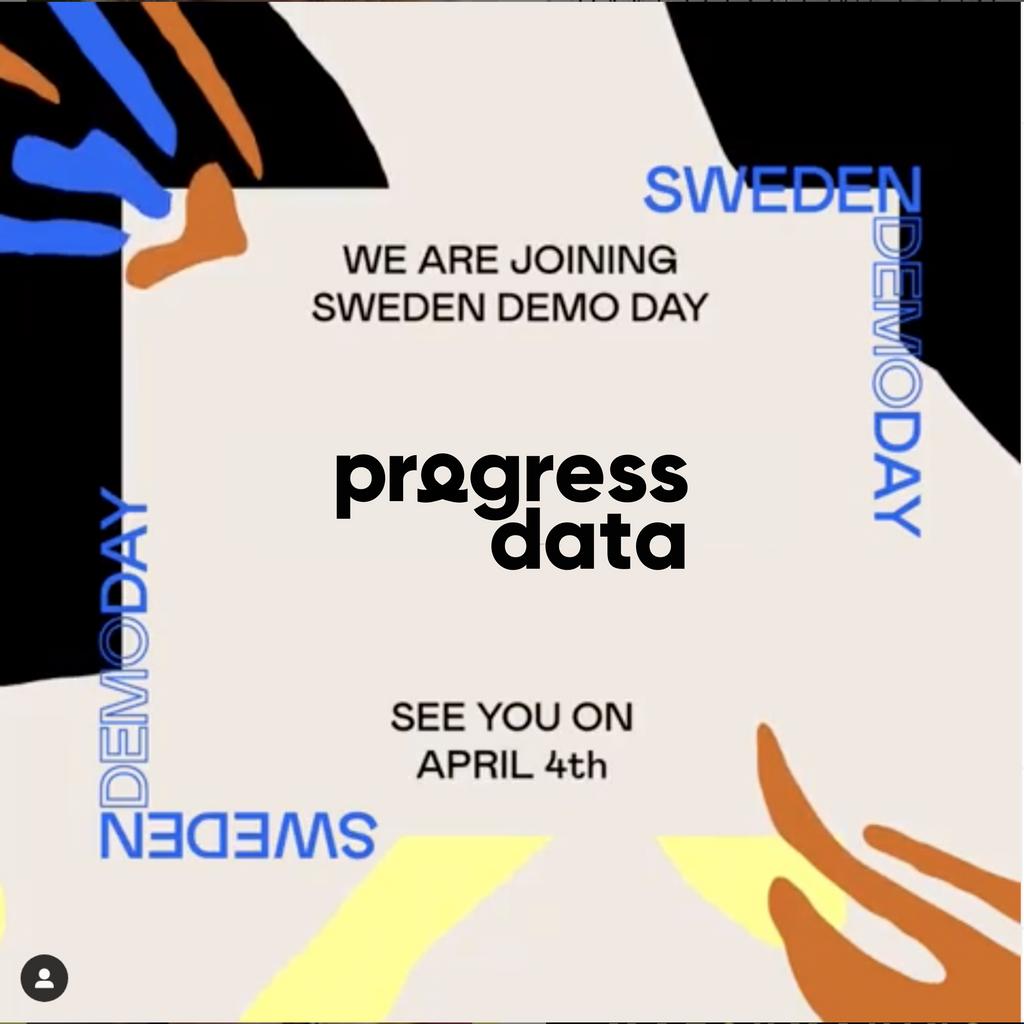 Join <a href="/progressdata/">Leon Walker</a> pitch at 13:30 @swedendemoday 2019. #swedendemoday