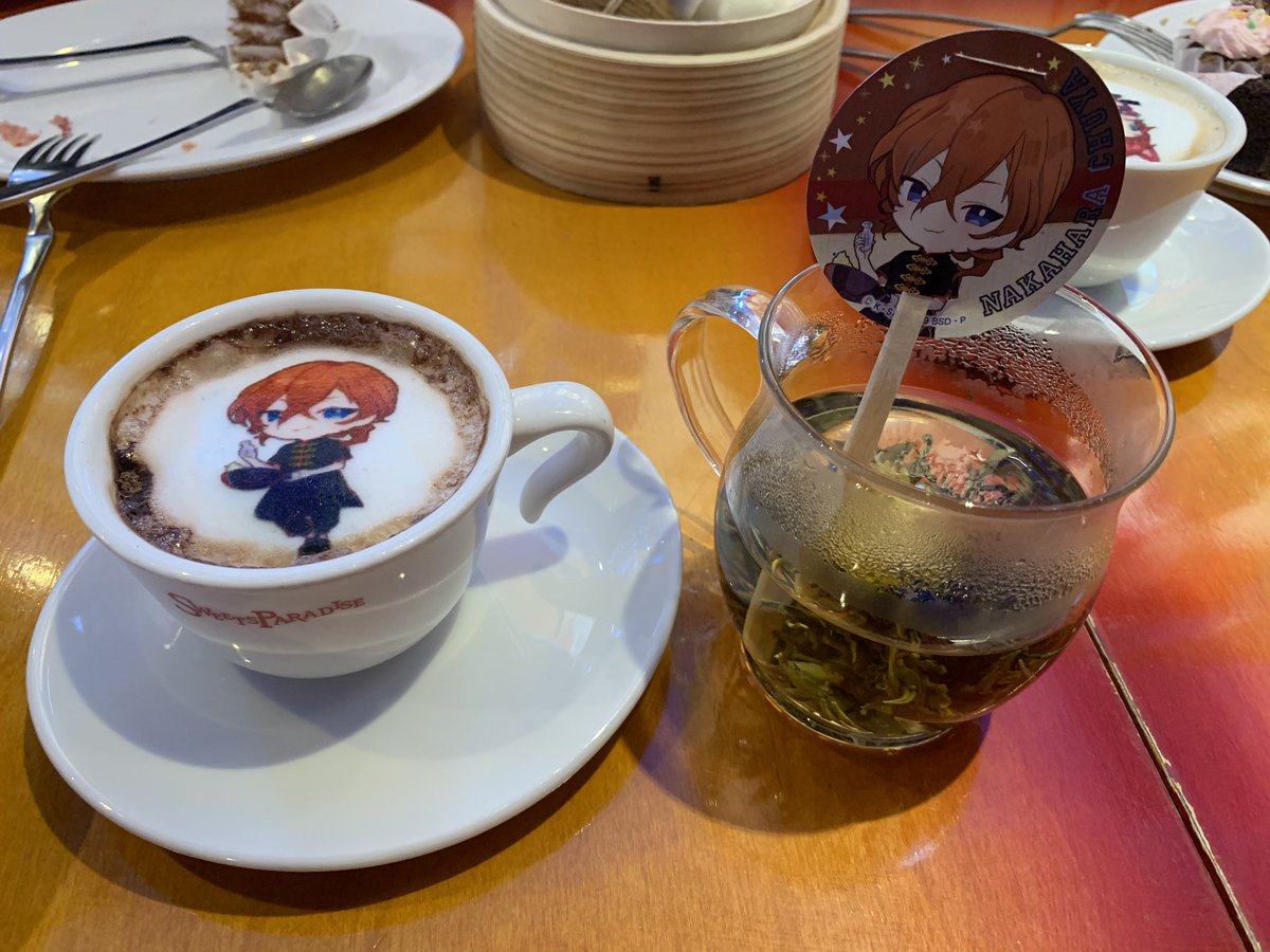 adamu_k's tweet photo. 久々スイパラ楽しかった(*´꒳`*)
中也のアクスタも買えて満足！ https://t.co/rT8felM7gf