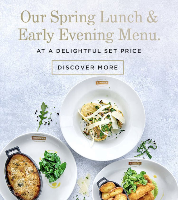 Our new lunch and early evening menu has something to suit all tastes. Come and see for yourself 🍴