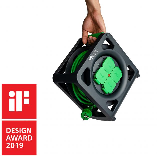El enrollacable Thorsman de <a href="/SchneiderES/">SchneiderElectric ES</a>  Electric gana el prestigioso iF DESIGN AWARD 2019 👉 ow.ly/dYzd30of8sD
