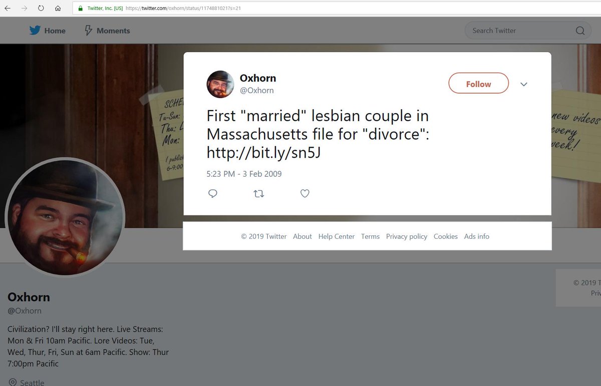 Logic_Phallusy's tweet photo. Credit goes to @talendril123 for finding these homophobic tweets by @Oxhorn. I have carefully preserved them with these screenshots as well as the url (embedded in the image). Oxhorn being the unmanly coward that he is deleted the tweets, but here is the proof. Please retweet. https://t.co/9OZ2hlI6OB