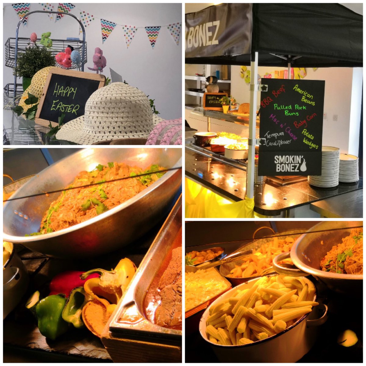 All decorated ready for Easter and Smoken bones theme for lunch <a href="/YarmSchool/">Yarm School</a> <a href="/wol1978/">Greg Wallace</a> <a href="/IndiesSodexo/">IndependentsBySodexo</a> <a href="/pippa05011/">Pippa Walker</a>