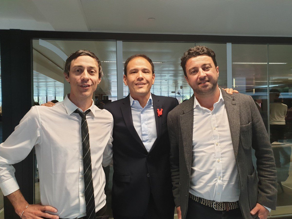 [#FrenchTech 🚀] 
<a href="/Yann_Person/">Yann Person</a>, co-fondateur d'@EP_tribe &amp; <a href="/adrienpoggetti/">Adrien</a>, directeur <a href="/CantineNantes/">La Cantine Numérique</a> aux côtés de <a href="/cedric_o/">Cédric O</a>, pour représenter #Nantes, labellisée #CapitaleFrenchTech 👏
#thinkglobal #actlocal #nantes #startups #nantesrocks